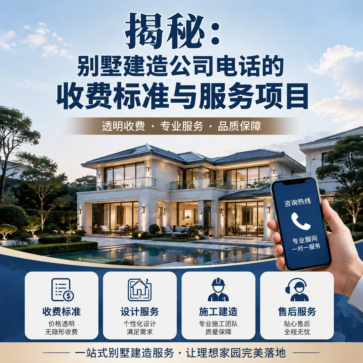 揭秘：广东别墅建造公司电话的收费标准与服务项目