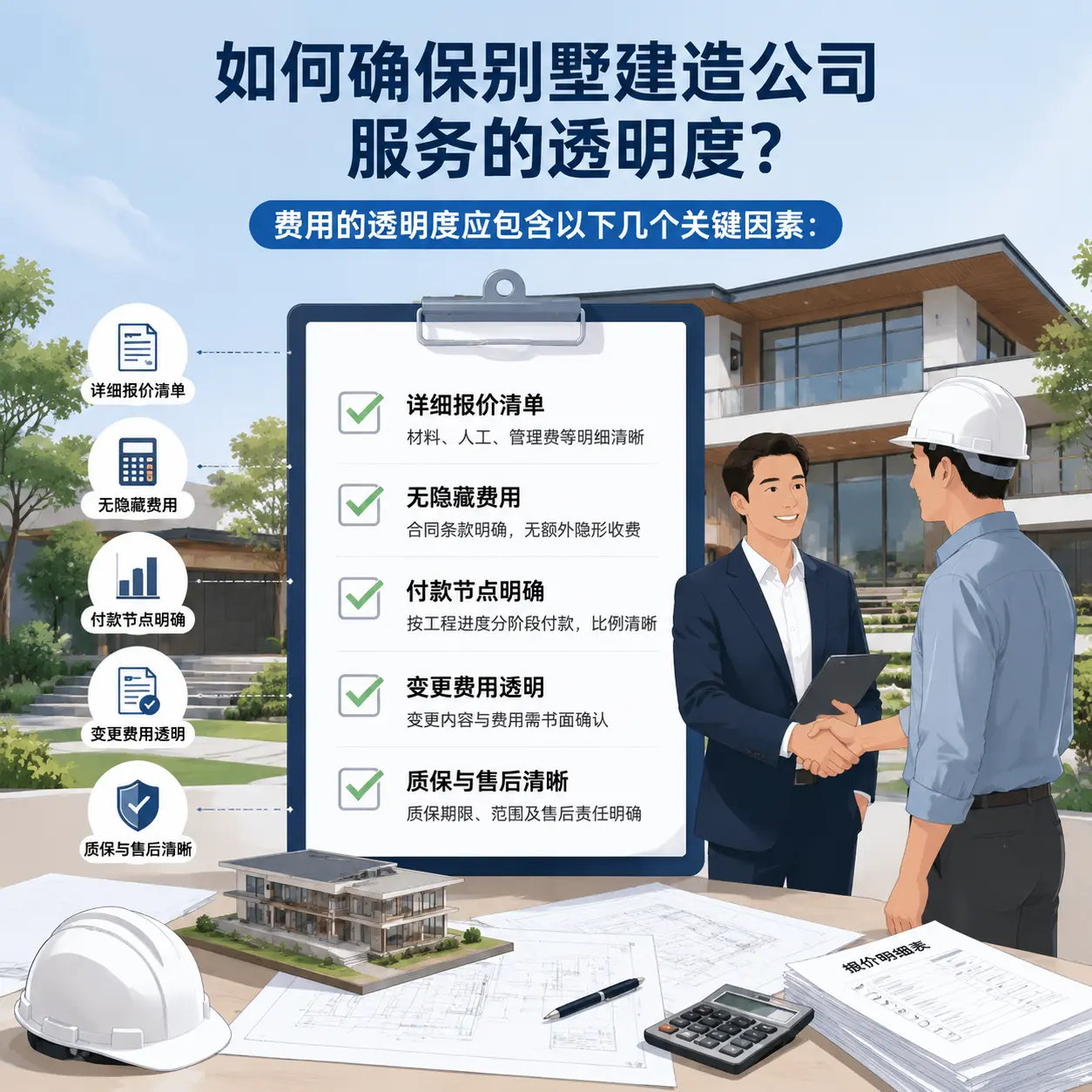 在 广东 如何确保别墅建造公司服务的透明度？