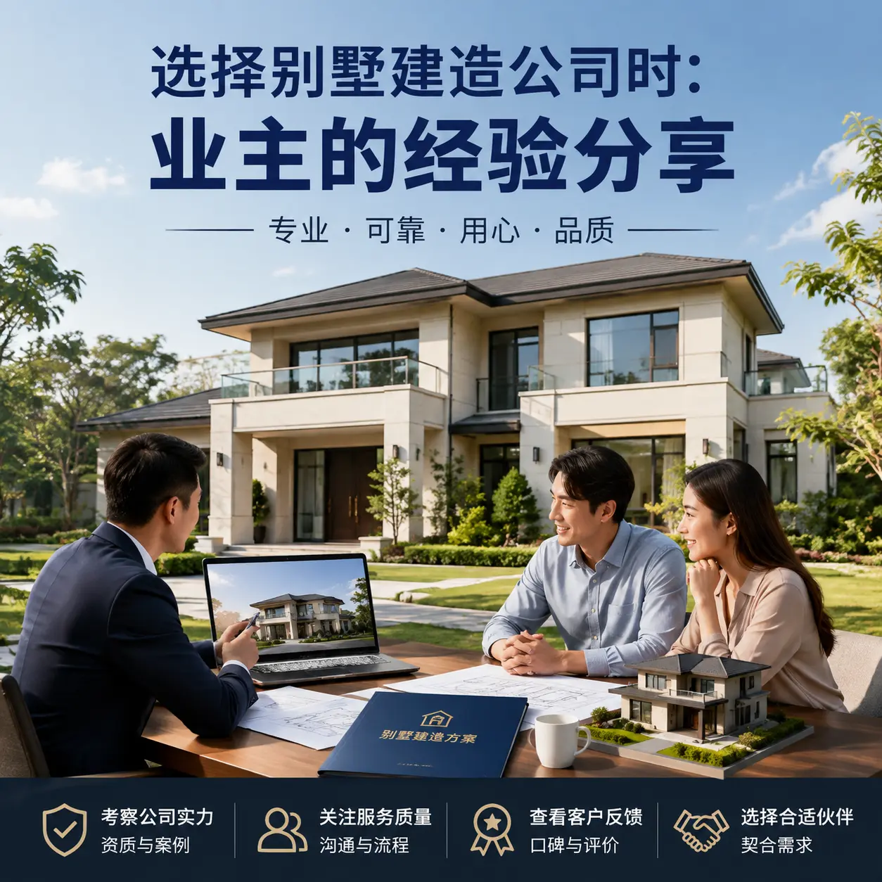 选择别墅建造公司时： 广东 业主的经验分享