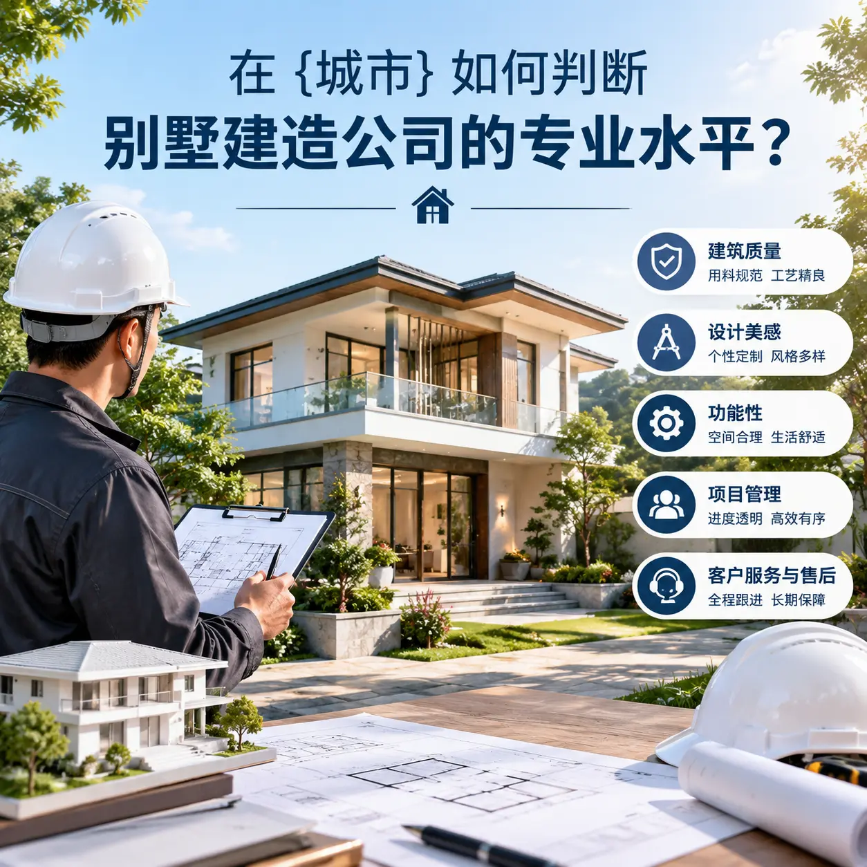 在 广东 如何判断别墅建造公司的专业水平？