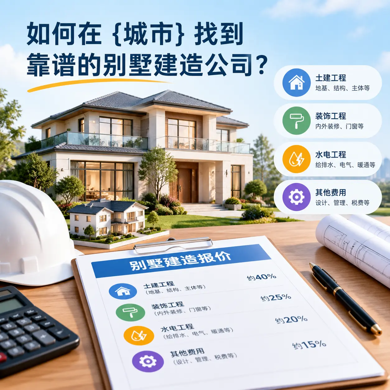 如何在 广东 找到靠谱的别墅建造公司？