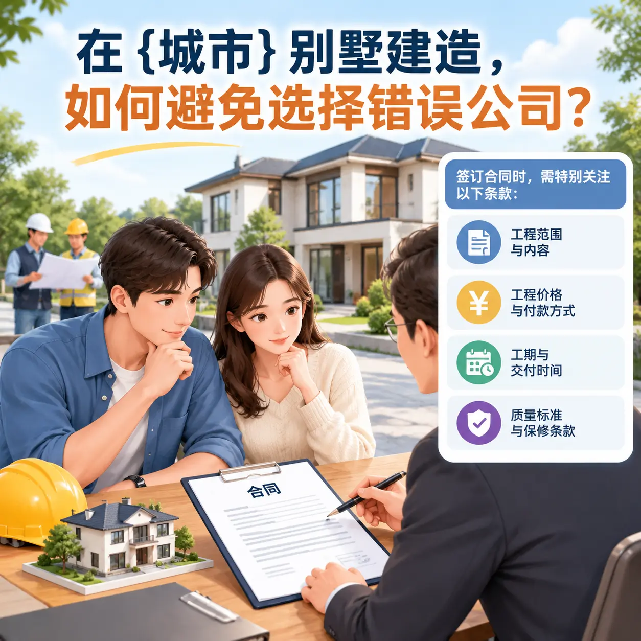 在 广东 别墅建造，如何避免选择错误公司？