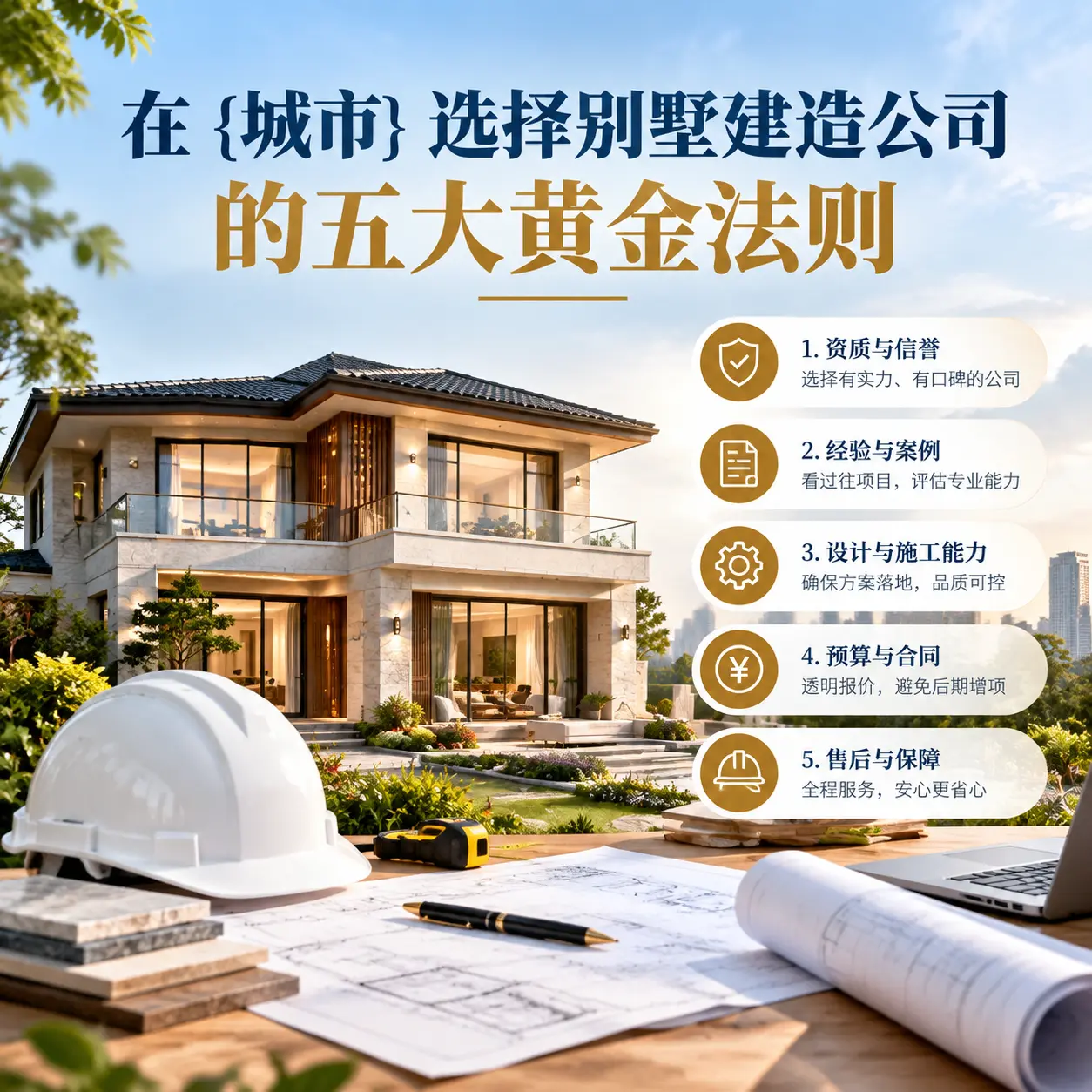 在 广东 选择别墅建造公司的五大黄金法则