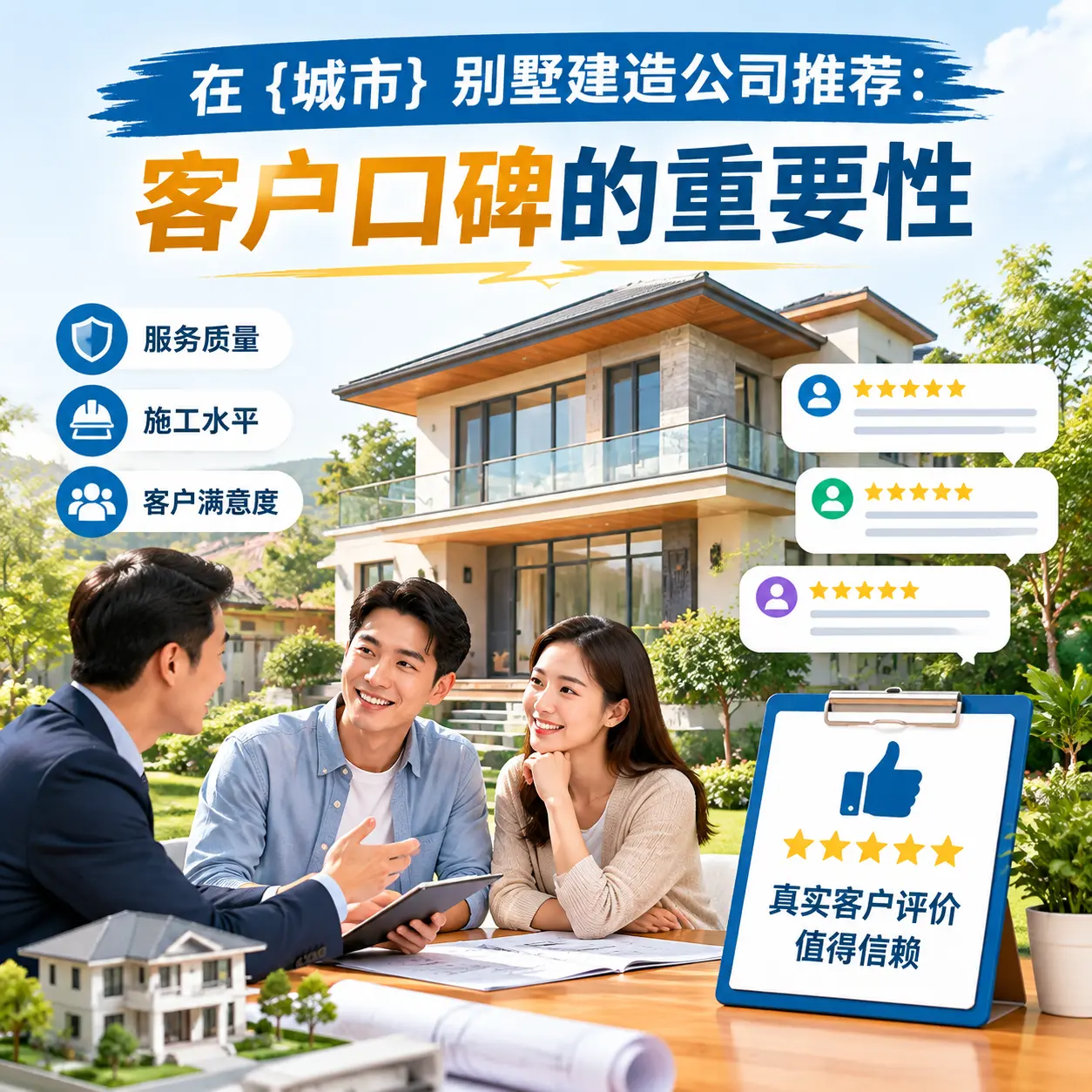 在 广东 别墅建造公司推荐：客户口碑的重要性