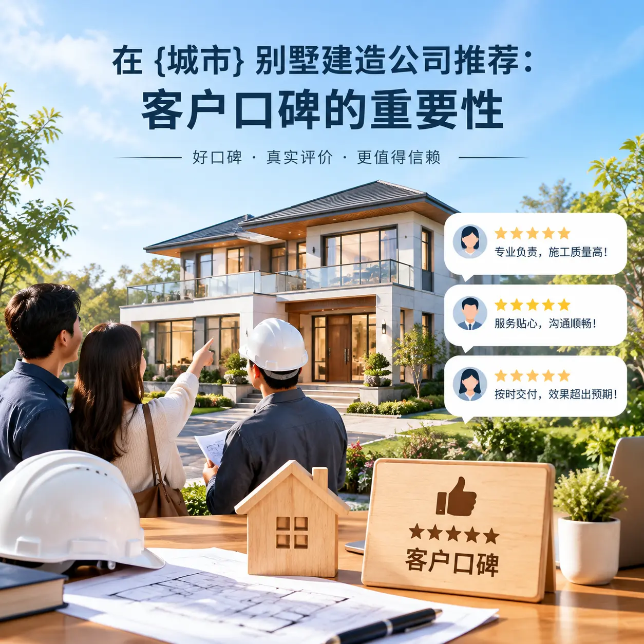 在 广东 别墅建造公司推荐:客户口碑的重要性