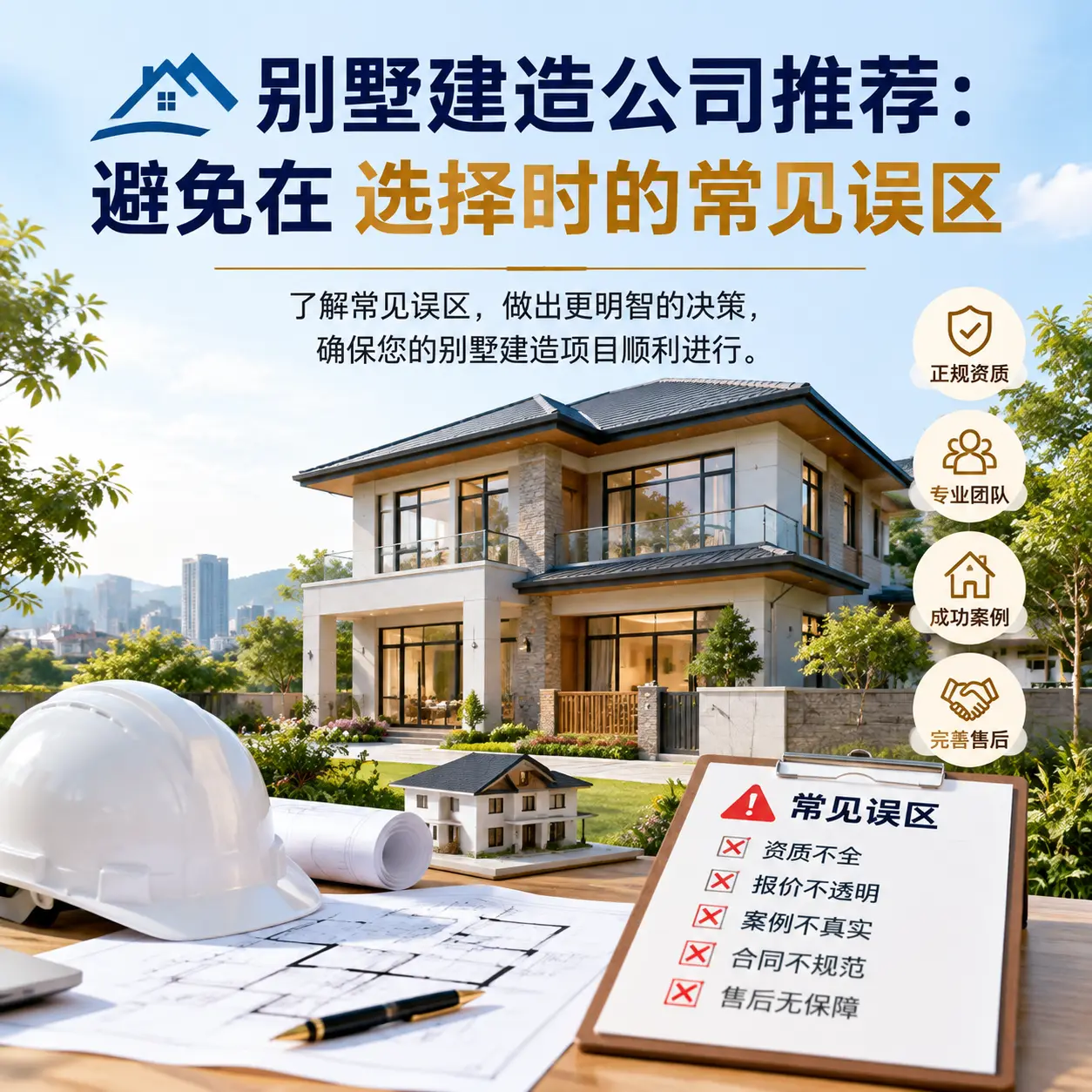 别墅建造公司推荐：避免在 广东 选择时的常见误区