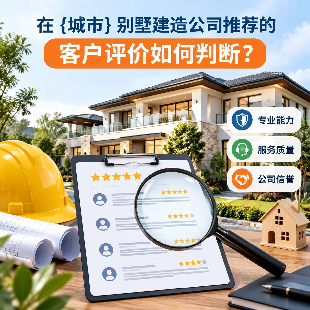 在 广东 别墅建造公司推荐的客户评价如何判断?
