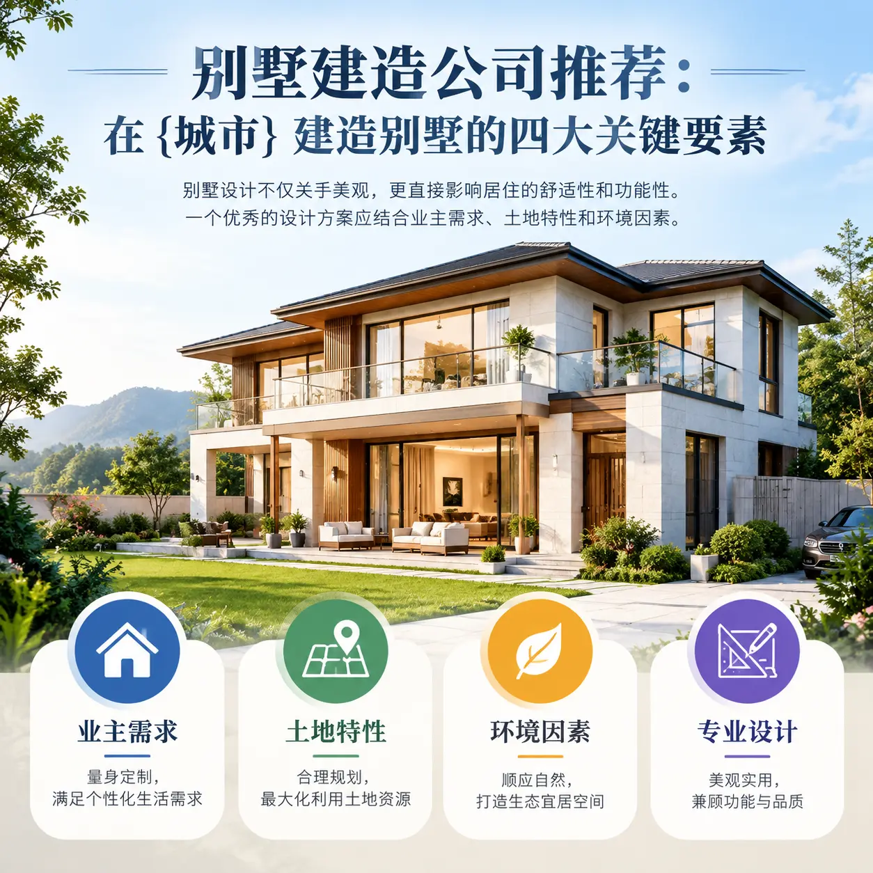别墅建造公司推荐:在 广东 建造别墅的四大关键要素