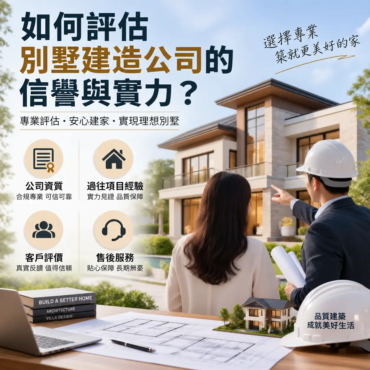 如何评估 广东 别墅建造公司的信誉与实力？