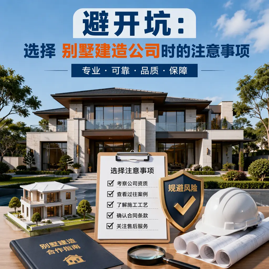 避开坑：选择 广东 别墅建造公司时的注意事项