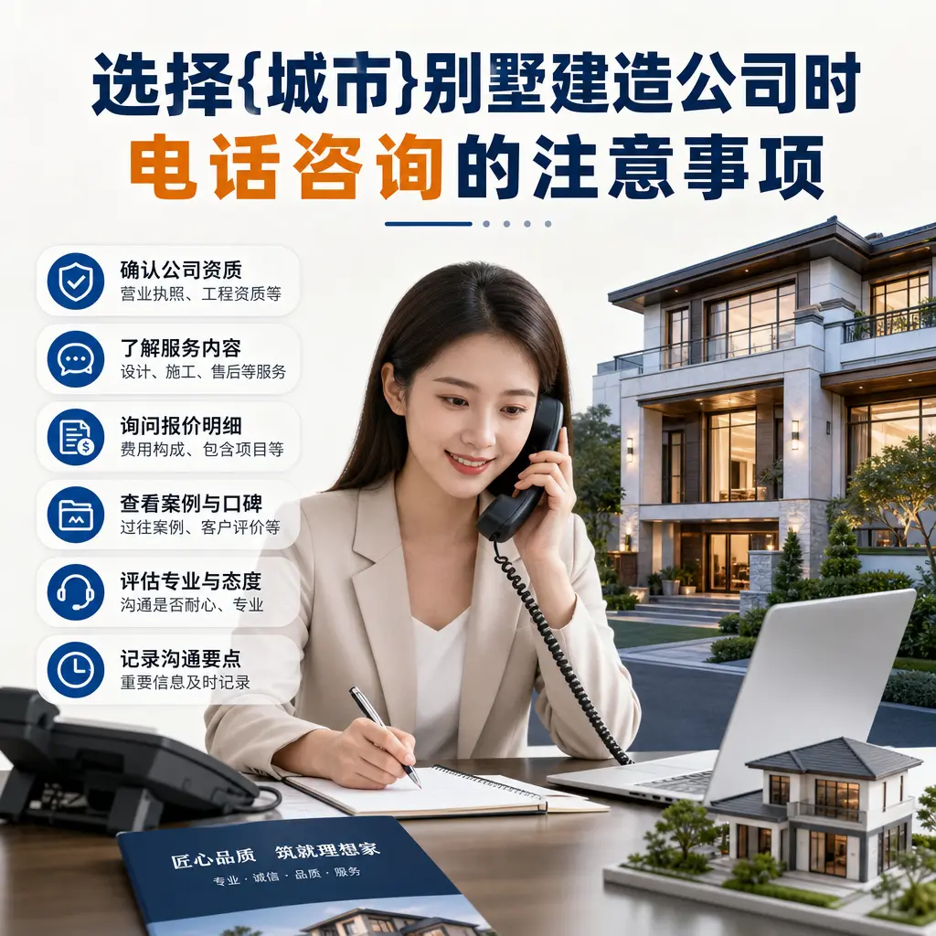 选择广东别墅建造公司时，电话咨询的注意事项