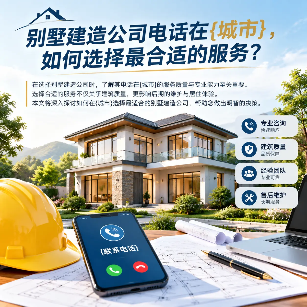 别墅建造公司电话在广东，如何选择最合适的服务？