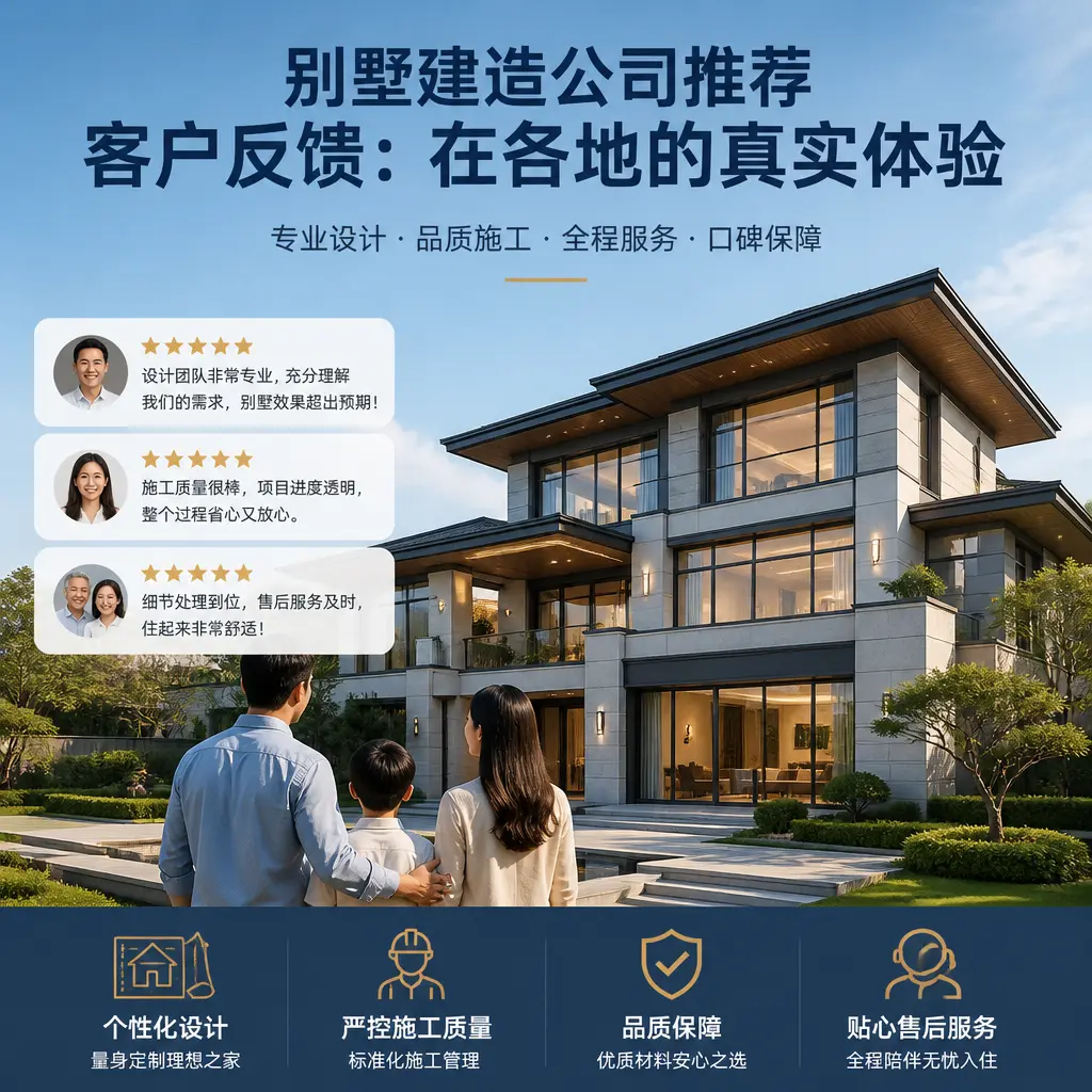 别墅建造公司推荐的客户反馈：在 广东 的真实体验