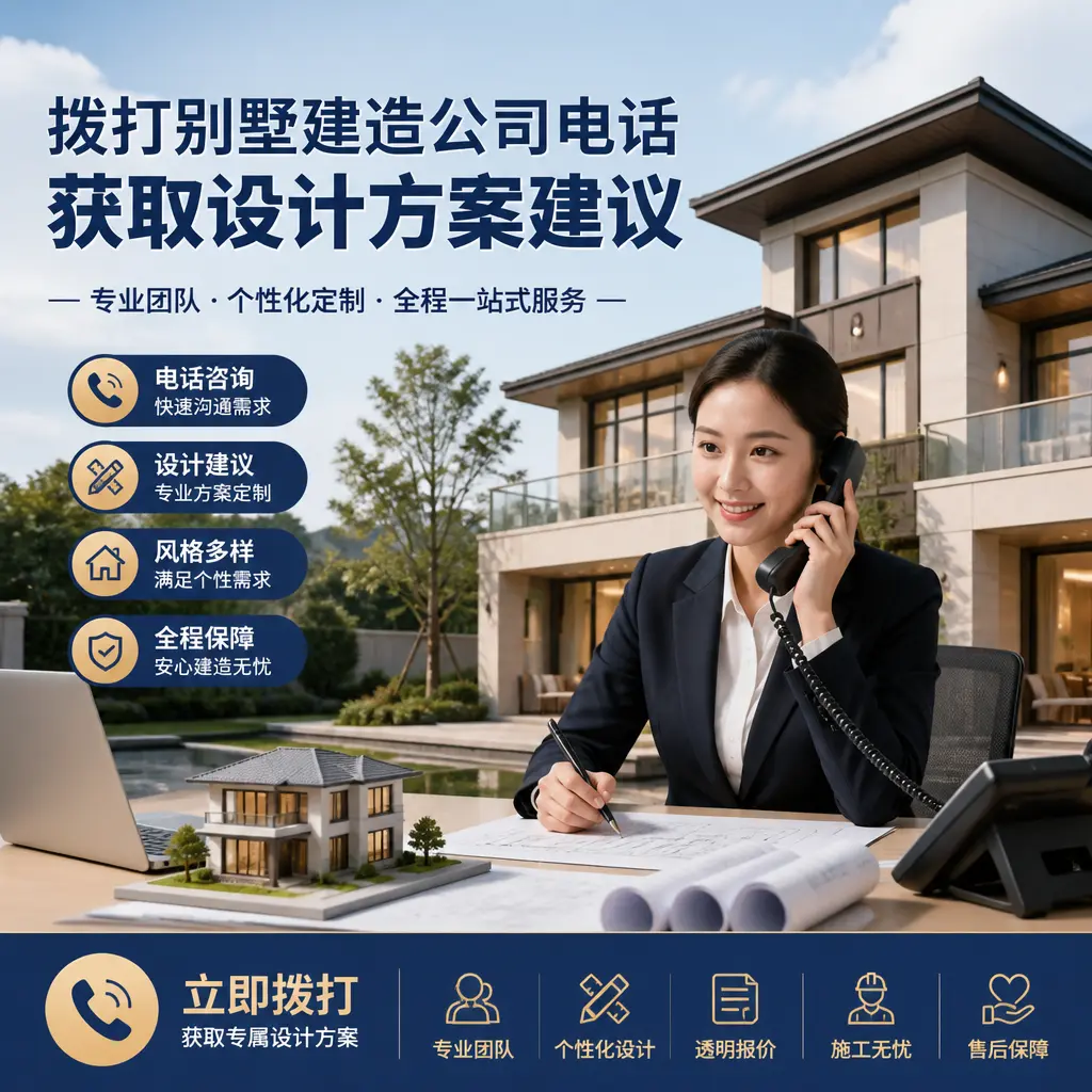 拨打广东别墅建造公司电话，获取设计方案建议