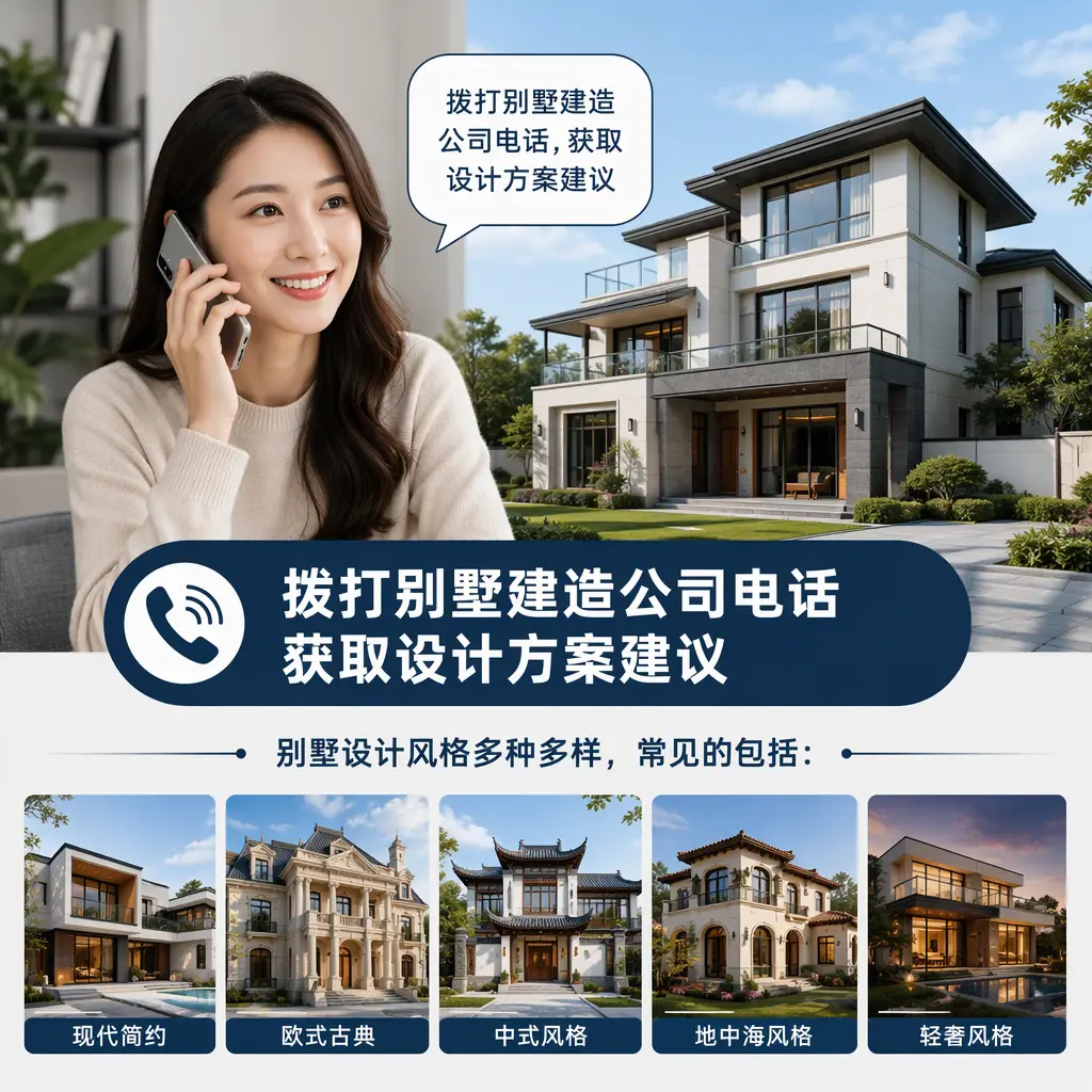 拨打广东别墅建造公司电话，获取设计方案建议