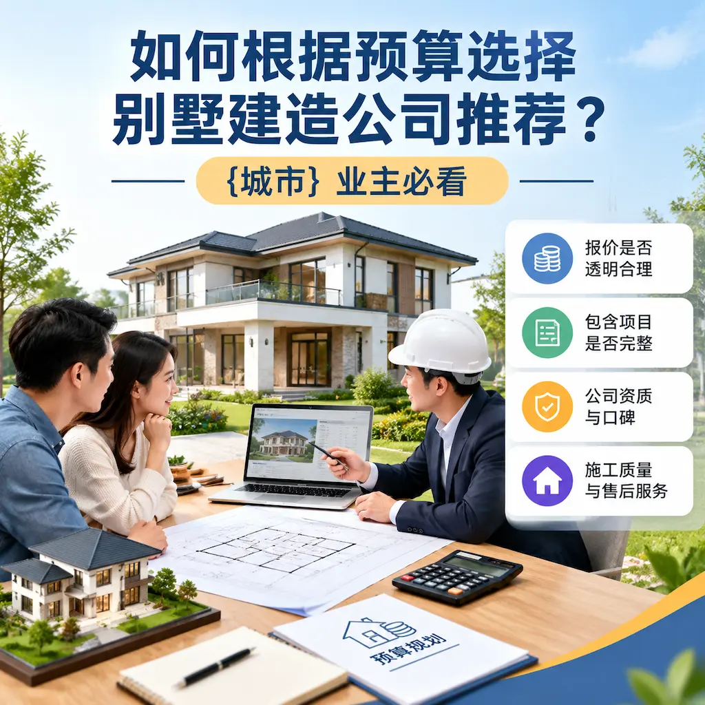 如何根据预算选择别墅建造公司推荐? 广东 业主必看