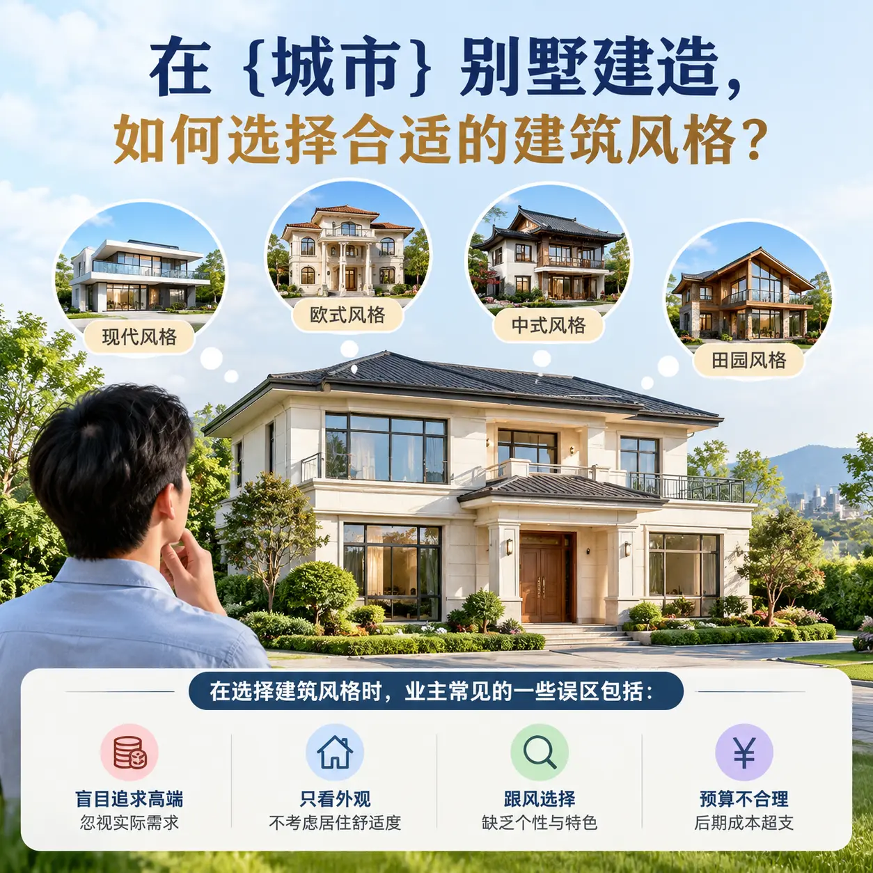 在 广东 别墅建造，如何选择合适的建筑风格？