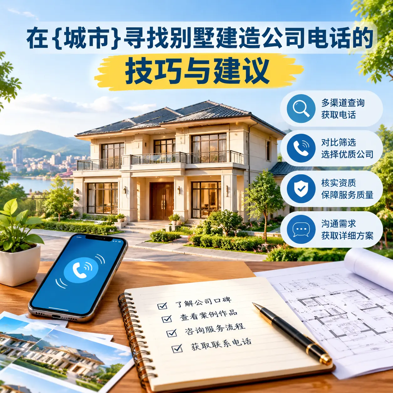 在广东寻找别墅建造公司电话的技巧与建议