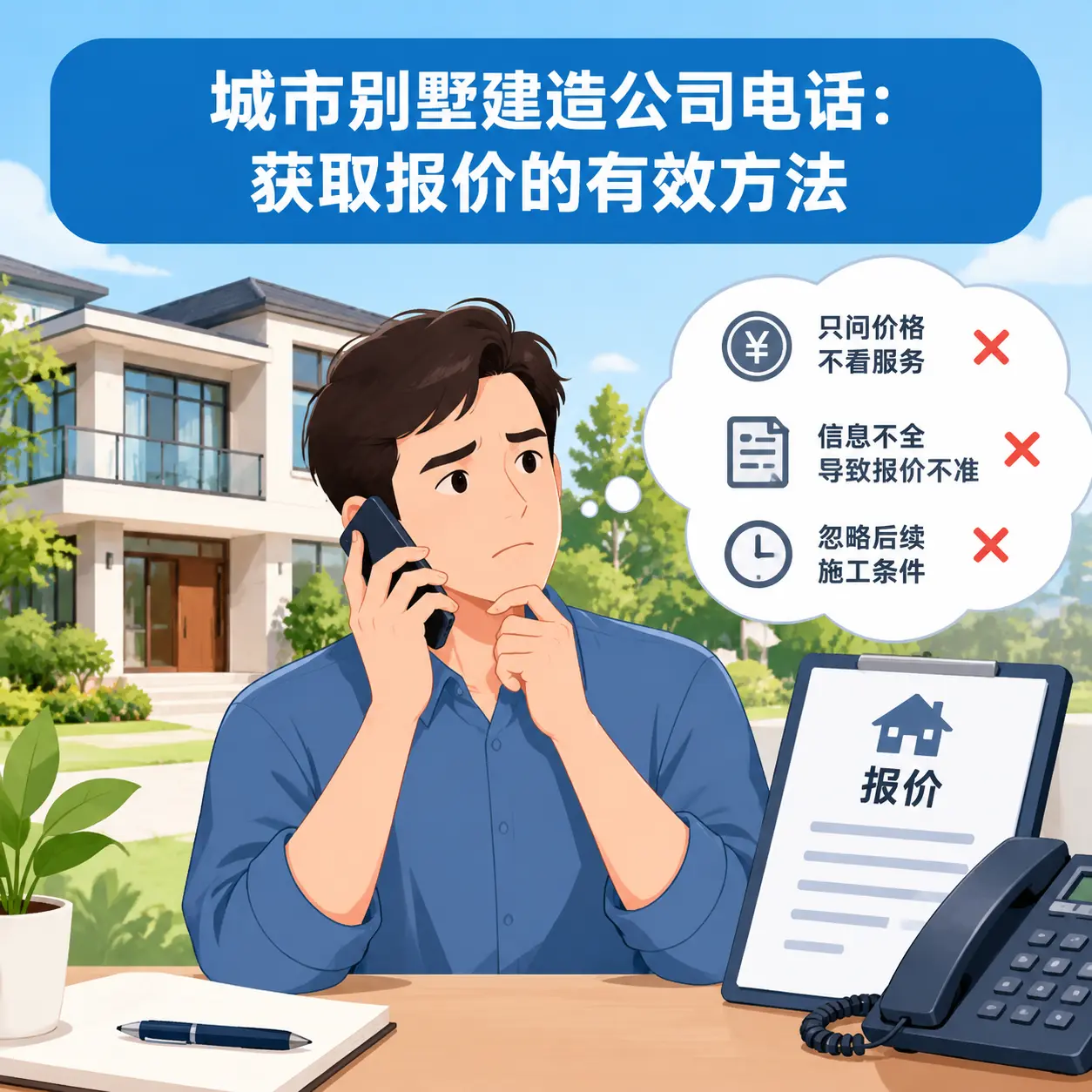 广东别墅建造公司电话：获取报价的有效方法