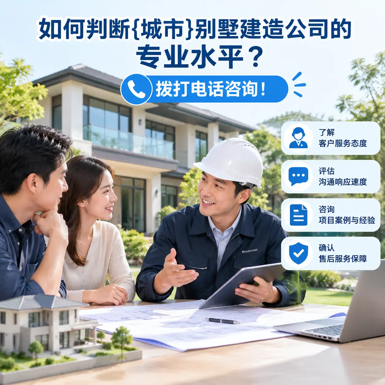 如何判断广东别墅建造公司的专业水平？拨打电话咨询！